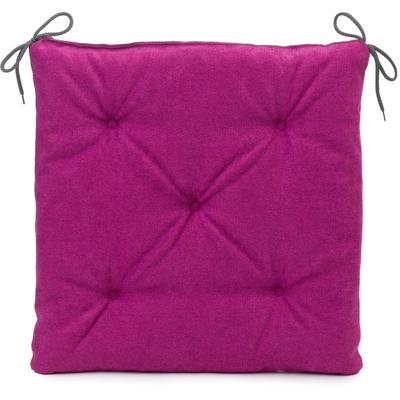 Sitzauflage GÖZZE "Darco Uni" Gr. 1, lila, B:40cm H:4cm T:40cm, Polyester, Polsterauflagen, 1 Stück, Maße: 40 x 40 x 4 cm, mit Füllung, mit Bindebändern Image