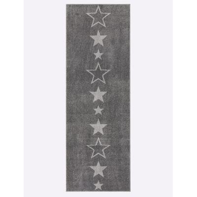 Teppich HEINE HOME Gr. 2, grau, B:65cm H:10mm L:200cm, Polypropylen, Kunstfaser, Teppiche Image