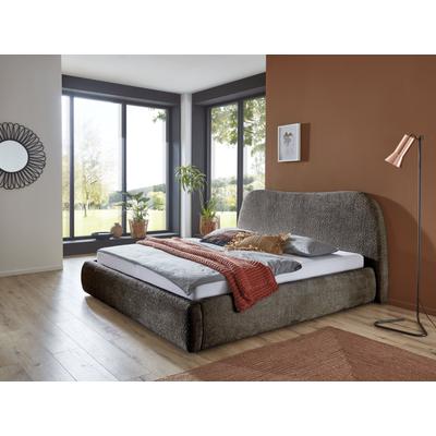Polsterbett "Sophie", braun, B:175cm H:104cm L:223cm, ATLANTIC HOME COLLECTION, Betten, mit oder ohne Stauraum, hochwertiger Bouclé-Bezug Image