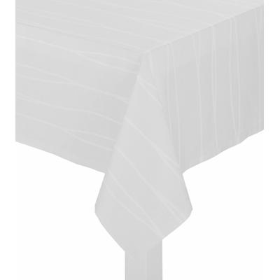 Tischdecke WIRTH "DALLAS" Gr. 5, weiß, B:130cm L:220cm, Kunstfaser, Tischdecken Image