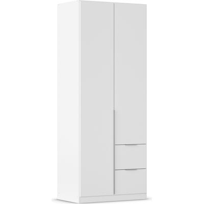 Drehtürenschrank RAUCH "Kleiderschrank Schrank Garderobe AGORDO mit Dekor- oder Hochglanzfront", weiß (alpinweiß), B:91cm H:229cm T:54cm, Holzwerkstoff, Schränke, mit Außenschubkästen, in 6 Breiten und 2 Höhen MADE IN GERMANY, Topseller Image