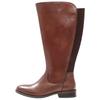 Weitschaftstiefel SHEEGO, Damen, Gr. 44, braun, Leder, Schuhe