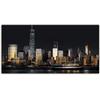 Wandbild ARTLAND "New York Financial Distrikt", grau (farbe bild(er): grau), B:100cm H:50cm, Bilder, als Alubild, Outdoorbild, Leinwandbild in verschied. Größen