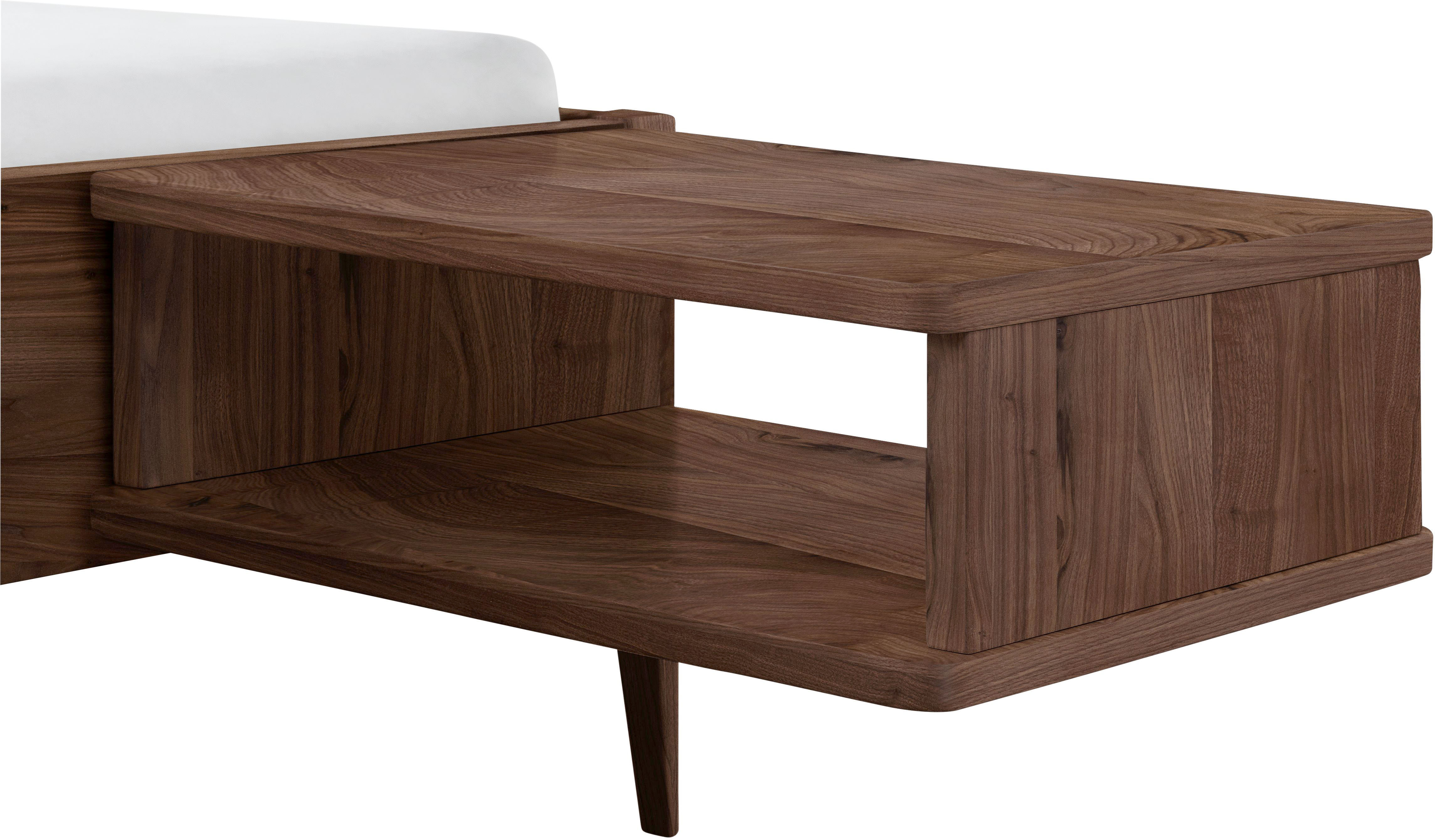 Nachtkonsole HASENA "Seva", braun, B:48cm H:16cm T:38cm, Massivholz, Sideboards, Nachtkonsole