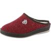Pantoffel SCHAWOS, Damen, Gr. 37, Warmfutter, rot (bordeaux), Textil, Schuhe