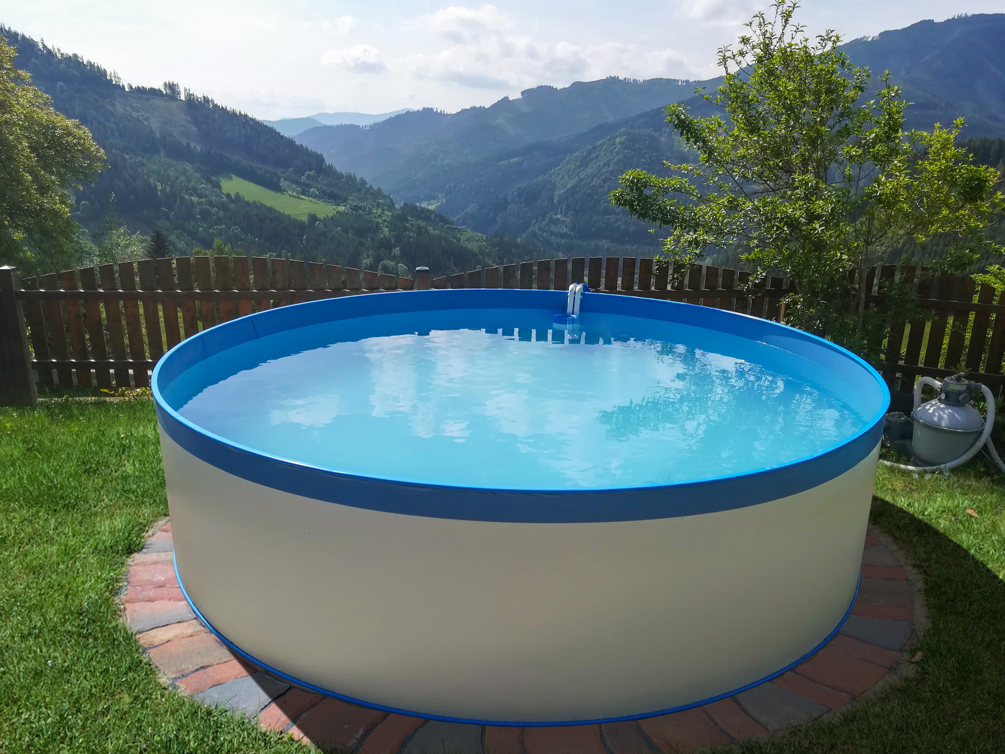 Rundpool SUMMER FUN "Acapulco", weiß, H:90cm Ø:450cm, Schwimmbecken, ØxH: 450x90 cm Image