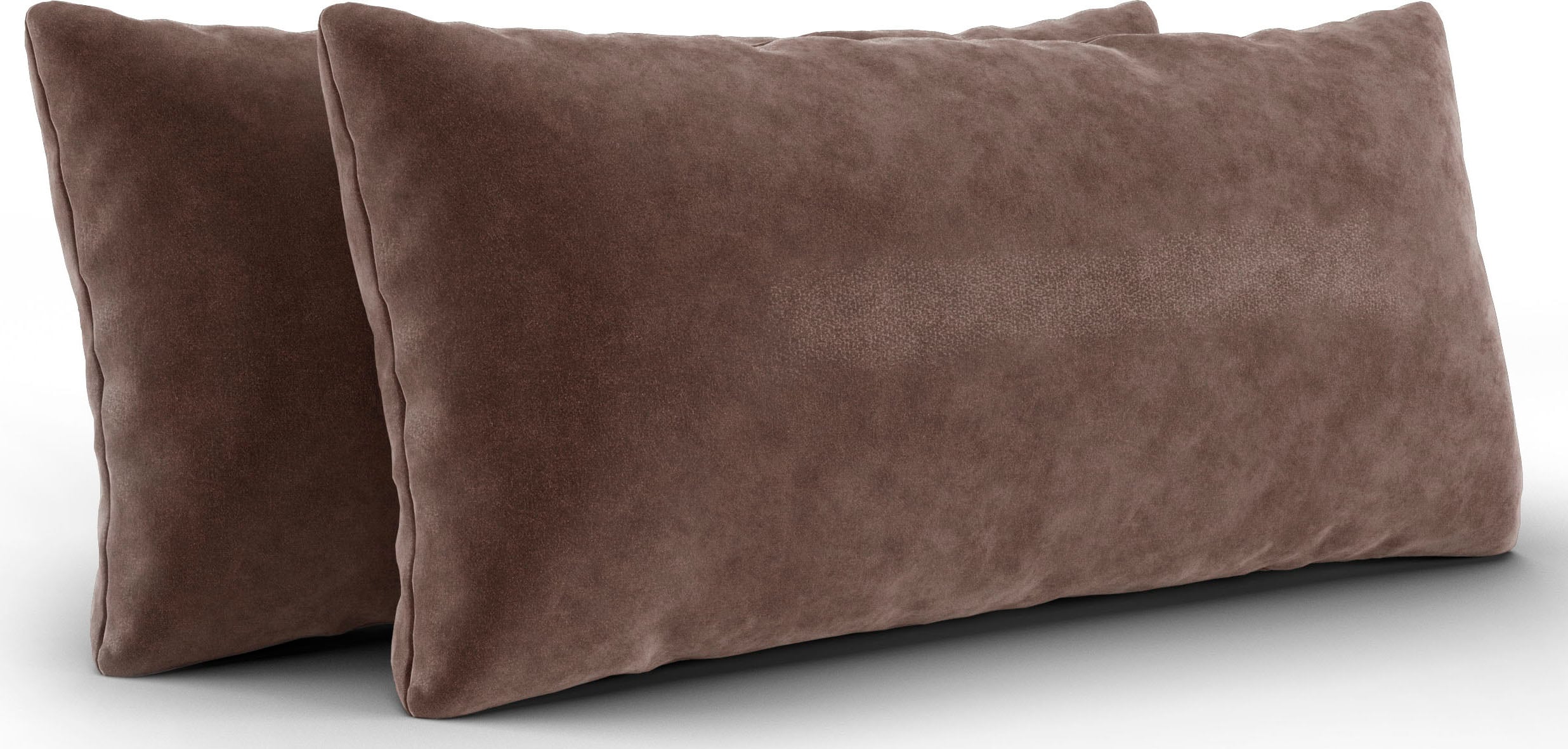 Polsterauflage SIT & MORE "Kolding", grau (taupe), B:60cm H:30cm T:8cm, 100% Polyester, Polsterauflagen, Polsterauflage, 2er Kissen-Set wahlweise in zwei Größen