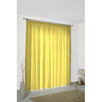 Vorhang WIRTH "SUNBONE" Gr. 2, gelb, B:132cm H:175cm, Polyester, Gardinen Image