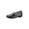 Slipper WALDLÄUFER, Damen, Gr. 4,5, schwarz, Glattleder, Basic, Schuhe