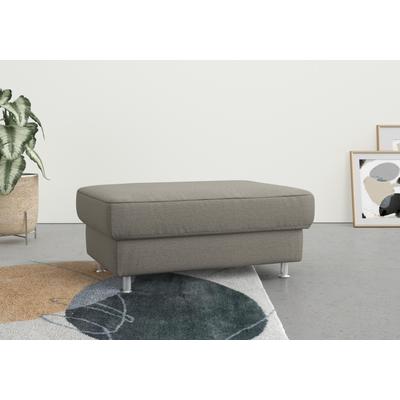 Stauraumhocker SIT & MORE "Apulia", braun (schlamm), B:104cm H:48cm T:71cm, Webstoff (100% Polyester), Struktur weich ( 90% Polyester, 10% Polyamis, ), Luxus-Microfaser Euphoria (100% Polyester), Samtoptik (100% Polyester), Hocker, mit Stauraum Image
