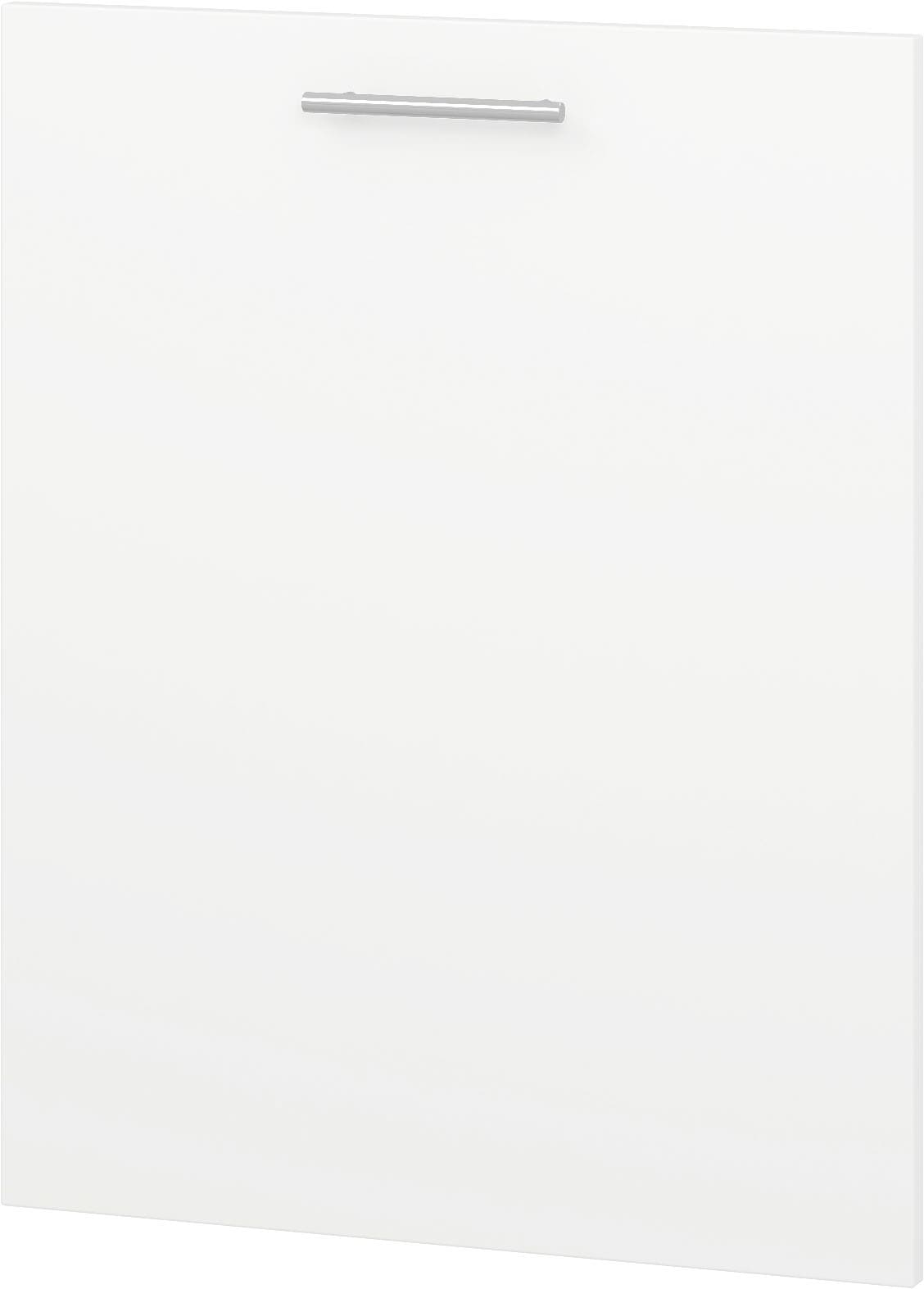 Frontblende KOCHSTATION "KS-Scafa", weiß (weiß supermatt), B:60cm H:75cm T:1,6cm, Holzwerkstoff, Möbelblenden, für vollintegrierte Geschirrspüler