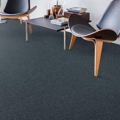Teppichboden ANDIAMO "Tulsa, Schlinge, Made in Belgium", blau, B:400cm H:6mm L:700cm, Kunstfaser, Teppiche, meliert, Breite 400 cm oder 500 cm, strapazierfähig & pflegeleicht Image