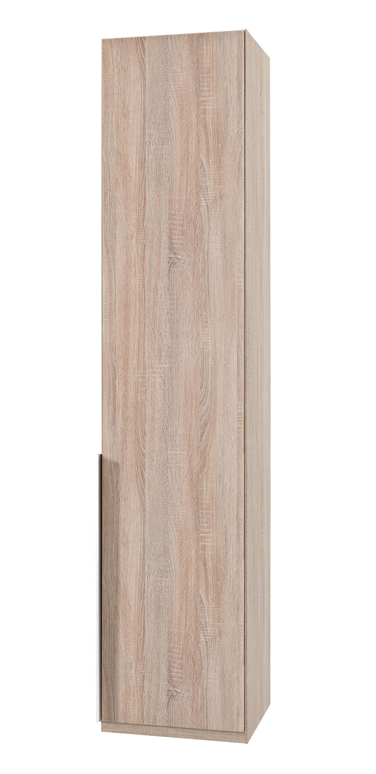 Kleiderschrank WIMEX "New York", braun (struktureichefarben hell), B:46cm H:236cm T:38cm, Schränke, 208 oder 236cm hoch