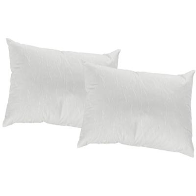 Dekokissen WIRTH "Lahnstein" Gr. 1, beige (creme, gemustert, unifarben), B:40cm L:40cm, Polyester, Dekokissen_Sitzkissen_Kissenhüllen, Kissenhülle ohne Füllung, 2 Stück Image
