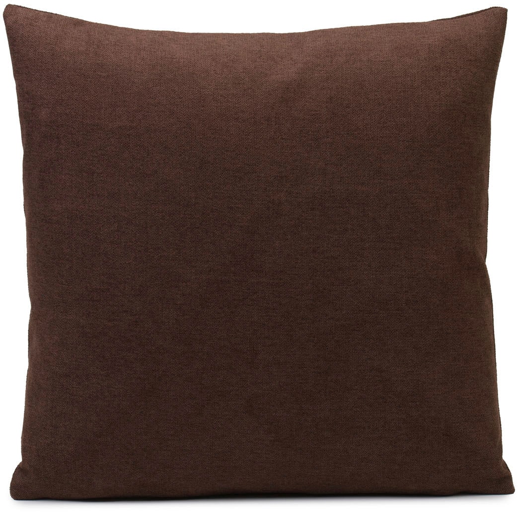 Kissenhülle GÖZZE "Darco" Gr. 1, braun (schoko), B:40cm L:40cm, Polyester, Obermaterial: 100% Polyester, Kissenbezüge
