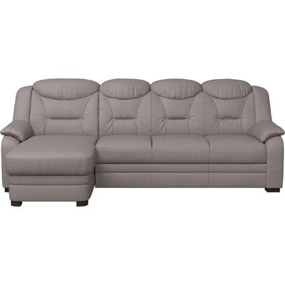 Ecksofa COTTA "Marcus L-Form", beige (sand), B:257cm H:99cm T:162cm, 64% Polyurethan, 25% Polyester, 11% Baumwolle, Sofas, wahlweise mit Bettfunktion Image