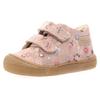 Lauflernschuh NATURINO "Amur", Kinder, Gr. 26, rosa, Veloursleder, geblümt, Schuhe, Barfußschuh, Klettschuh mit Blumenprint, Größenschablone zum Download