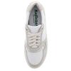 Sneaker REFLEXAN, Damen, Gr. 39, silber (weiß, silberfarben), Glattleder, Nubukleder, sportlich, Schuhe