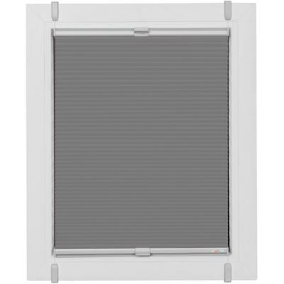 Plissee SUNLINES "Start-up Style Honeycomb", bunt (grau, silberfarben, silberfarben), B:52cm H:175cm, Obermaterial: 100% Polyester, Plissees, verspannt mit Simply-Fix Klemmträger, Wabenplissee, nach Maß Image