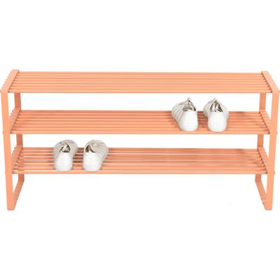 Schuhregal SPINDER DESIGN "REX SR 2 - 100 cm", orange (clay terra), B:100cm H:19cm T:29cm, Stahl, Regale, Regal aus Stahl, wahlweise Breite 70 cm oder 100 cm Image