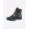 Stiefelette RIEKER, Damen, Gr. 37, grün (jade), Lederimitat, sportlich, Schuhe