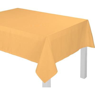 Tischdecke ADAM "Uni Collection Light" Gr. 2, gelb (dunkelgelb), B:120cm L:120cm, Baumwolle, Tischdecken Image
