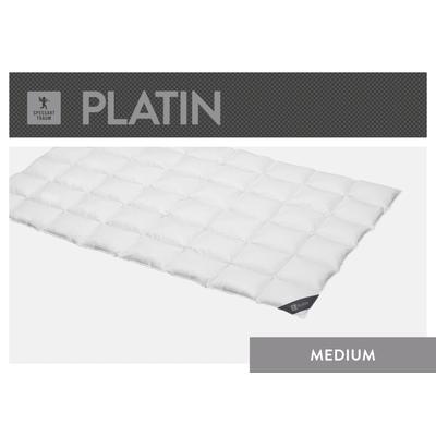 Gänsedaunenbettdecke SPESSARTTRAUM "Platin", weiß, B:240cm L:220cm, Bezug: 100% Baumwolle. Füllung: 100% Gänsedaunen, Bettdecken, hergestellt in Deutschland, allergikerfreundlich Image