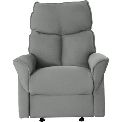 Relaxsessel LA-Z-BOY, grau (light grau rvt 9), B:82cm H:103cm T:92cm, Chenille RVT (100% Polyester), Sessel, inkl. Rücken- und Fußverstellung mit Trafo, Akku oder manuell Image