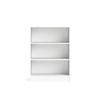 Bücherregal INOSIGN "Basic Regal, Büroregal", weiß, B:79cm H:107,2cm T:26,8cm, Spanplatte, Regale, Standregal in verschiedenen Größen und Farben erhältlich