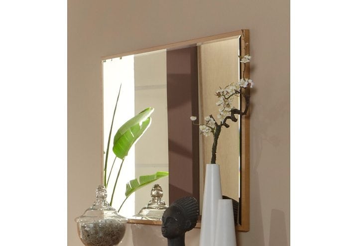 Wandspiegel WIEMANN "Lausanne", braun, B:110cm H:85cm T:3cm, Holzwerkstoff, Spiegel Image