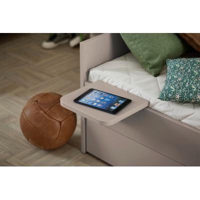Ablageelement YUNY BY PAIDI "SISTER LOU zur Erweiterung deiner Kojenliege", beige (cashmere, beige), B:25cm H:12,2cm, Spanplatte, Regale, Bett-Zubehör, praktische Ablagefläche in Beige, Tablar