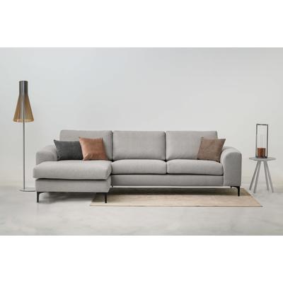 Ecksofa INOSIGN "Henry", beige, B:294cm H:84cm T:160cm, 100% PES, Sofas, mit Metallbeinen, in modernem Design Image