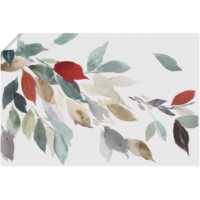 Wandbild ARTLAND "Herbstfarbene Blätter III", bunt (farbe bild(er): bunt), B:60cm H:40cm T:0,1cm, Papier, Bilder, als Leinwandbild, Poster in verschied. Größen Image