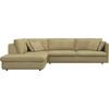 Ecksofa FLEXLUX "Lovane, elegant und zeitlos, bequem, L-Form", gelb (mustard gelb), B:328cm H:84cm T:272cm, 62% Polyester/14% Cotton/7% Linen, Sofas, Weich & anschmiegsam, große Sitztiefe auf Kaltschaum, Dekokissen inkl.