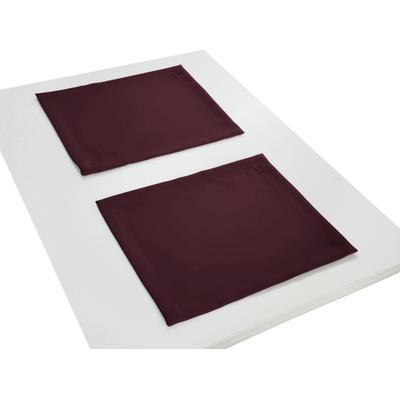 Platzset WIRTH "NEWBURY" Gr. 1, lila (aubergine), B:35cm L:40cm, Obermaterial: 67% Polyester, 33% Baumwolle, Platzsets Image