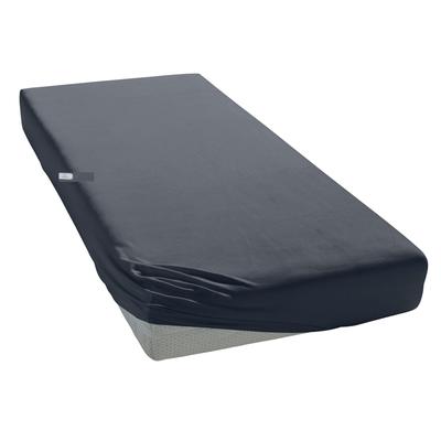 Spannbettlaken ELEGANTE "Mako-Jersey", grau (quartz), B:120-130cm L:200-220cm, Mako-Jersey, Obermaterial: 97% Baumwolle, 3% Elasthan, Laken, in hochwertiger Qualität mit Elasthan-Anteil Image