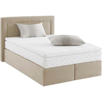 Boxspringbett, beige, B:155cm L:210cm, WESTFALIA SCHLAFKOMFORT, Komplettbetten, Boxspringbett, wahlweise mit Bettkasten und Topper Image