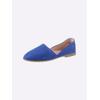 Slipper HEINE, Damen, Gr. 36, blau (royalblau), Textil, modisch, Schuhe