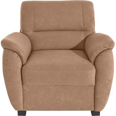 Sessel SIT & MORE "Pandora", braun, B:103cm H:91cm T:90cm, Luxus-Microfaser ALTARA NUBUCK (100% Polyester), Luxus-Microfaser (100% Polyester), Luxus-Microfaser ALTARA NUBUCK (100% Polyester), Sessel Image