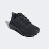 Wanderschuh ADIDAS TERREX "TERREX SKYCHASER AX5", Gr. 40,5, core schwarz, core schwarz, semi flash aqua, Synthetik, Textil, sportlich, Schuhe