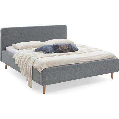 Polsterbett MEISE.MÖBEL "Mattis", blau (türkis), B:181cm H:105cm L:218cm, Bezug Bett: Multicolor (100% Polyester), Betten, Topseller, wahlweise mit Bettkasten, Topseller Image