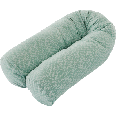 Bettrolle TRÄUMELAND "Bettschlange XL Fische", grün (mint), B:19cm H:16cm L:140cm, Baumwolle, Polyester, Bettwarenzubehör, In 3 Farben Image