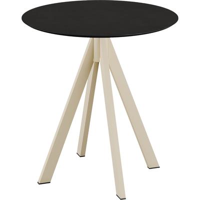 Klapptisch ESSENTIALS "Infinity", sand, schwarz, sandfarben, B:70cm H:73,2cm T:70cm, Stahl/HPL Tischplatte, Tische, in verschiedenen Ausführungen Image