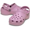 Clog CROCS "Classic Platform Clog W", Damen, Gr. 36, lila (fliederfarbe), modisch, Schuhe, Plateau, Sommerschuh, Schlappen, Hausschuh, trendige Plateausohle