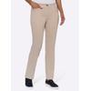Dehnbund-Jeans COSMA, Damen, Gr. 24, Kurzgrößen, weiß (berber), 76% Baumwolle, 22% Polyester, 2% Elasthan, unifarben, lang, Jeans