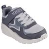 Sneaker SKECHERS "UNO LITE", Kinder, Gr. 32, grau (hellgrau), Lederimitat, sportlich, Schuhe, Freizeitschuh mit Memory Foam, Größenschablone zum Download