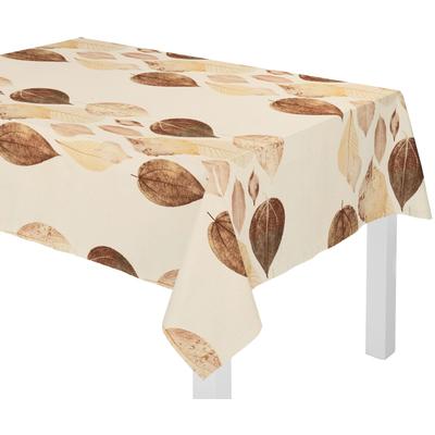 Tischdecke WIRTH "MAREK" Gr. 2, braun, B:120cm L:120cm, Polyester, Tischdecken Image