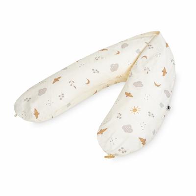 Stillkissen JULIUS ZÖLLNER "Night & Day", beige, B:25cm H:15cm L:190cm, Baumwolle, Funktionskissen Image