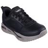 Slip-On Sneaker SKECHERS "ARCH FIT ORVAN", Herren, Gr. 44, schwarz, Leder, Lederimitat, casual, Schuhe, Schnürschuh, Trainingsschuh mit Glide Step