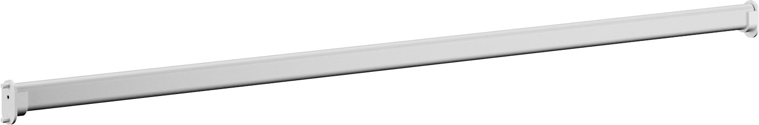 Kleiderstange GAMI "Enzo", silber (silberfarben), B:97cm H:4cm T:2cm, Metall, Kleiderstangen, Für Schrank B100 geeignet